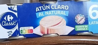 Atún Claro al natural front packaging
