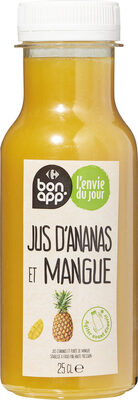 Jus d’ananas et Mangue front packaging