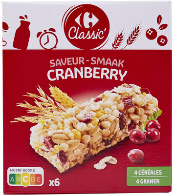 Saveur cranberry front packaging