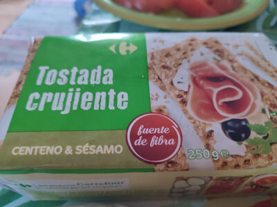 Pan crujiente con sésamo