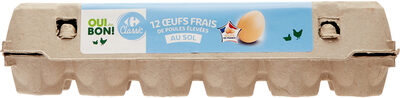 Œufs frais de poules élevées au sol
