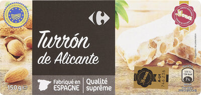 Turrón De Alicante front packaging