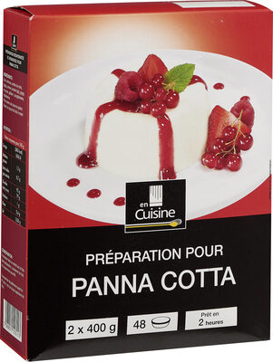 Préparation pour panna cotta