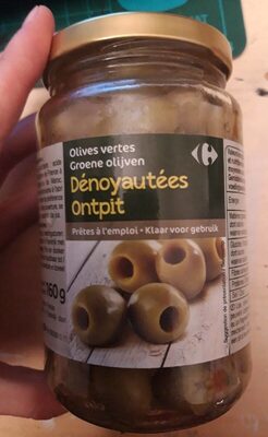 Olives vertes dénoyautées