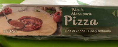 Pâte à Pizza Fine et ronde front packaging