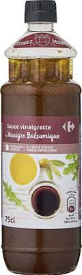 Sauce vinaigrette Vinaigre balsamique Huile d'olive vierge extra 5%