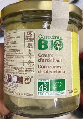 Carrefour Bio Organic Artichoke Heart