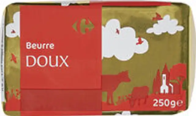 Beurre gastronomique doux
