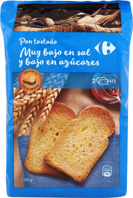 Pan tostado front packaging