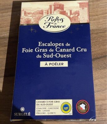 Escalope de foie gras de canard cru du suf ouest