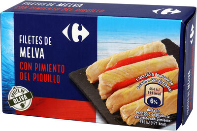 Filetes Melva Aceite Oliva Con Pimiento Del Piquillo