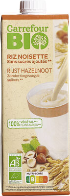 RIZ NOISETTE Sans sucres ajoutés**