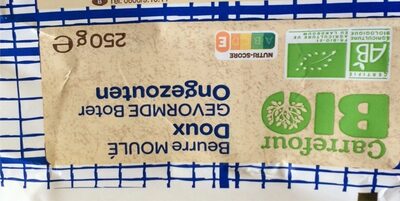 Beurre Moulé DOUX front packaging