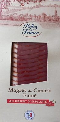 Magret de canard fumé au piment d'Espelette