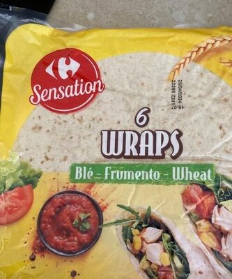 6 Wraps front packaging