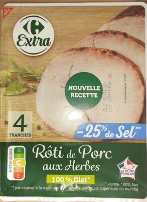 Rôti de porc aux herbes