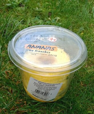 ANANAS en tranches front packaging