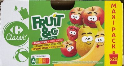 FRUIT &Cie POMME FRAISE