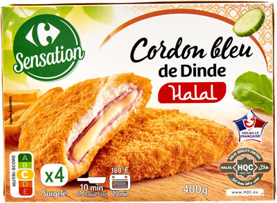 Cordon Bleu de DINDE Halal SURGELE