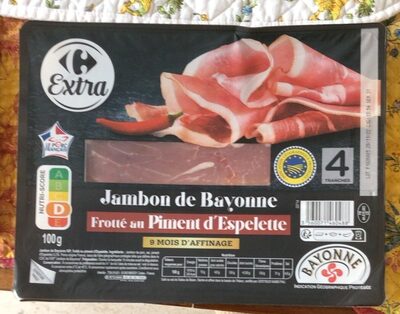 Jambon de Bayonne Frotté au Piment d'Espelette