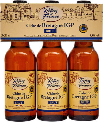Cidre de BRETAGNE BRUT Cidrerie artisanale Les Celliers de l'Odet