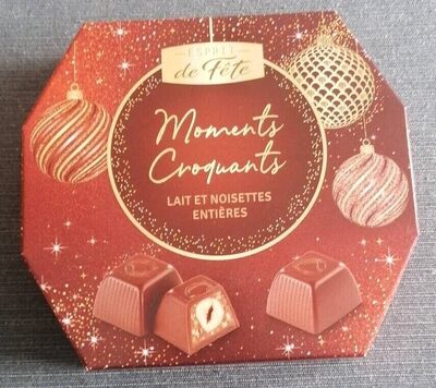 Moments croquants lait et noisettes