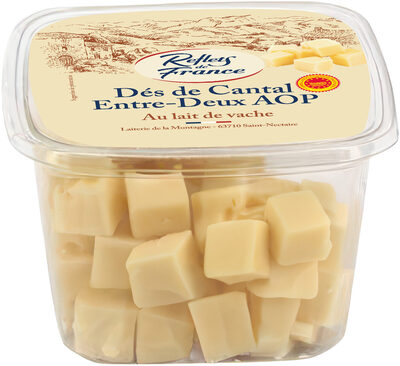 Dés de Cantal Entre-Deux AOP front packaging