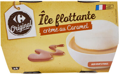 Île flottante crème au Caramel
