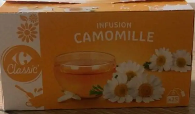 Infusion camomille front packaging