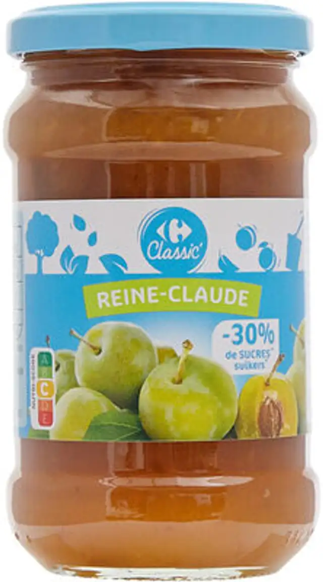 Confiture Reine Claude front packaging