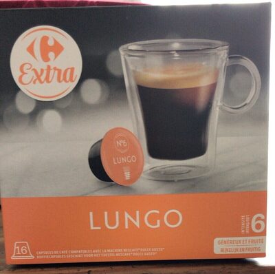 Lungo Generous and Fruity front packaging
