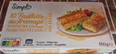 10 Feuilletés au fromage