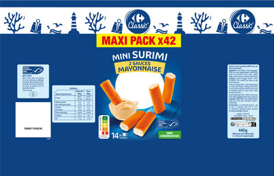 Mini Surimi 2 Sauces mayonnaise