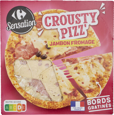 CROUSTY PIZZ' Jambon Fromage