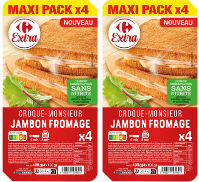 Croque - monsieur jambon fromage