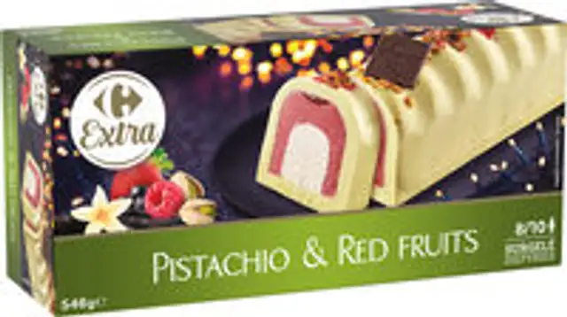 Pistachio & red fruits