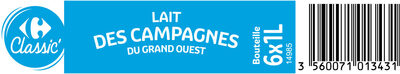 Lait des campagnes du grand ouest