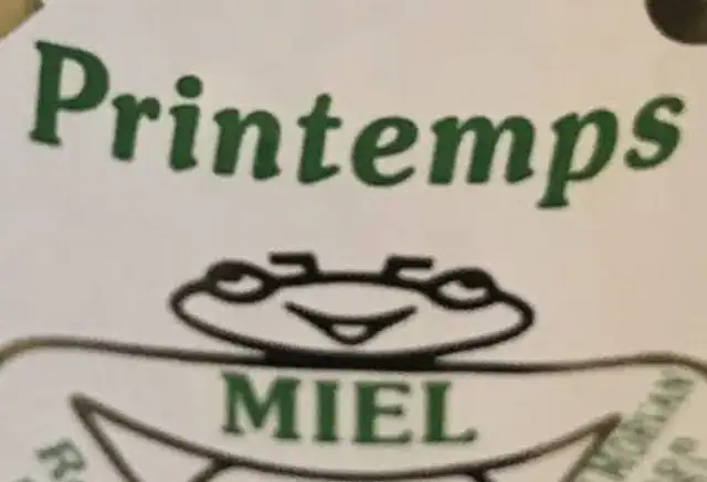 Miel de Printemps ingredients label