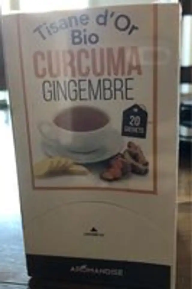 Tisane  d’or bio CURCUMA  GINGEMBRE