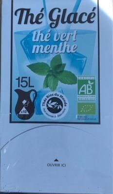 Thé Glacé Bio - Thé Vert à La Menthe 10 Sachets