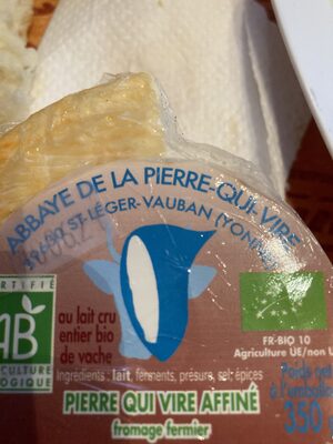 Pierre qui vire affiné ingredients label