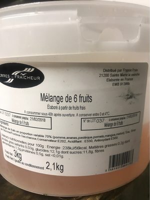 Mélange de six fruits