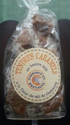 Caramels beurre salé front packaging