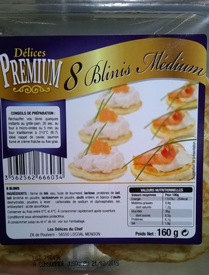 8 Blinis Médium