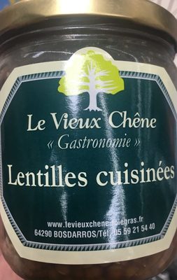Lentilles cuisinées