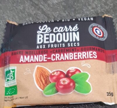 Barre céréales fruits secs front packaging