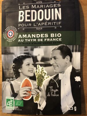 Amandes bio au thym de France