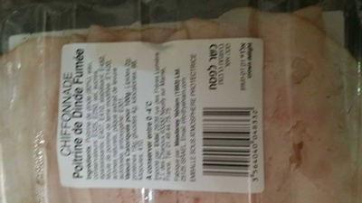 Chiffonnade Poitrine de Dinde Fumée