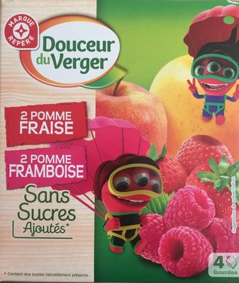 Compote fraise/framboise front packaging