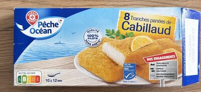 Tranches panées de Cabillaud x8